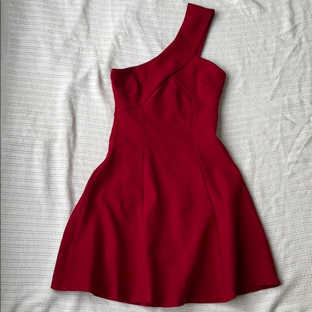 One Shoulder Short Dress